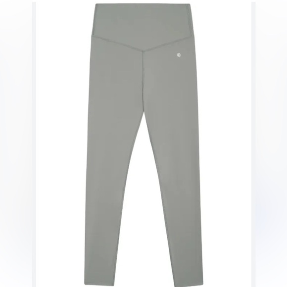 Anine Bing Sport NWT Size XL Blake Logo Gray print Leggings - Picture 3 of 16